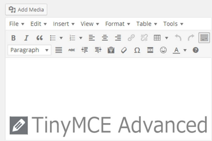 WordPressで記事を書くなら「TinyMCE Advanced」でボタンをすっきりさせよう